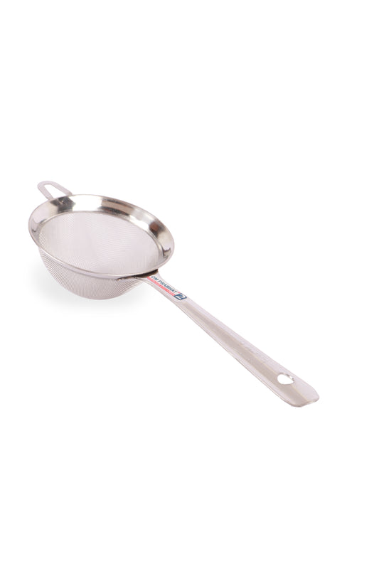 S.S. Flat Handle Tea Strainer