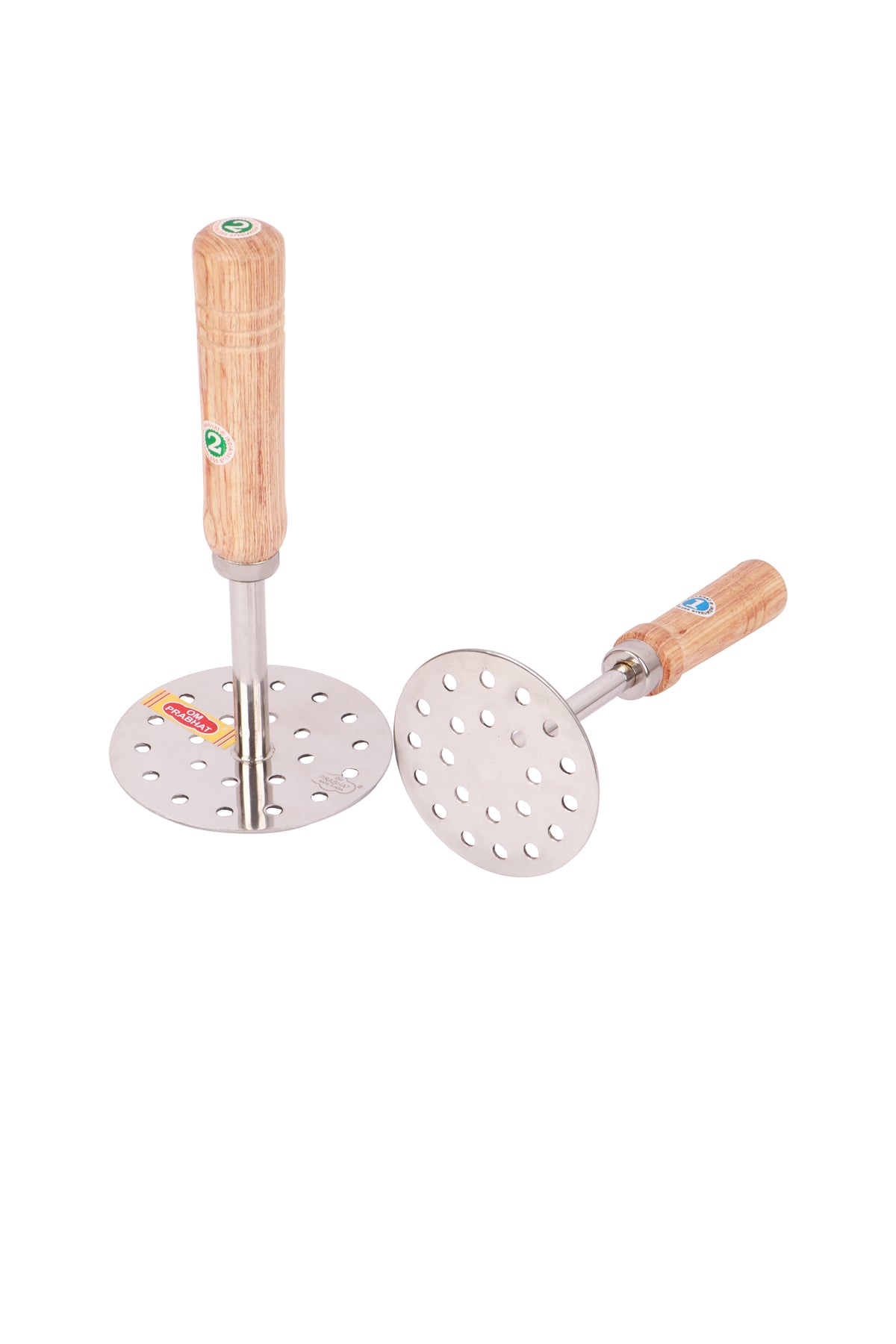 Pav Bhaji Masher with Wood Handle