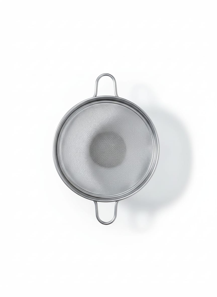S.S. Double Handle Juice Strainer
